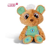 NICI Schlafmützen Schlummergeschichten-Bär Schlummsi in grünem Pyjama – Kuscheltier Teddybär – Gutenachtgeschichten Plüschtier Bär – Flauschiges Stofftier zum Einschlafen – Tolles Schmusetier – 44530