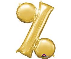 amscan 3300801 40,6 cm Symbol ? Super Shape Folienballon