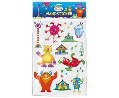 Moses 30203 - Monster Wandsticker für das Kinderzimmer