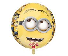 amscan 2995901 Folienballon Kugel Minion, Multi