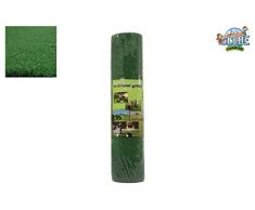 Kids Globe Kunstrasen zum Spielen (Pferdekoppel, Rasen, Gras, Wiese, auf Rolle, echtes Design, Größe 50x71,4x0,5 cm) 571996, grün