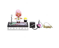 L.O.L. Surprise! 564935E7C Furniture - Puppenmöbel und Sammelfigur mit Zubehör Music Festival mit Grunge Grrrl, 10 Überraschungen