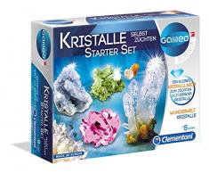 Clementoni 69269 Galileo Science – Kristalle selbst züchten Starter-Set, Experimentierkasten für kleine Wissenschaftler, Spielzeug für Kinder ab 8 Jahren, farbenfrohe Experimente fürs Kinderzimmer