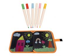 Fiesta Crafts T-3022 Fiesta Kreidetafel Malbuch Dinosaurier