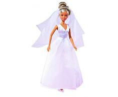 Simba 105733414 - Steffi Love Puppe im Hochzeitskleid, 2-sort.