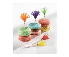 amscan 401003 Rainbow Buffet Papier Fan Picks