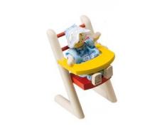 Rülke Holzspielzeug 22006 Puppenhauszubehör, holzfarben, rot, gelb