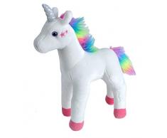 Wild Republic 23256 Einhorn Kuscheltier, Flauschiges Plüscheinhorn, Cuddlekins Plüschtier, White Stars, Weiß, 30 cm