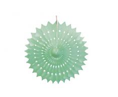 Tim & Puce 50258S Green Celadon Mini Ventilator, Rot, 20 cm