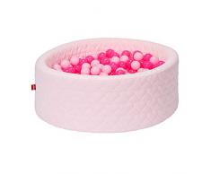 Knorrtoys 68193 - Bällebad soft - Cosy heart rose - 300 Bälle soft pink
