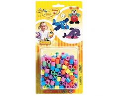 Hama 8671 - Maxi Bügelperlen Maxiperlen, ca. 250 Perlen, pastellmix
