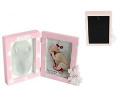 Disok 6538-RS Bilderrahmen mit Pailletten, Rosa