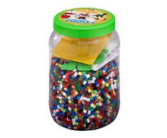 Hama 2087 - Bügelperlen Dose, ca. 7000 Perlen und Zubehör