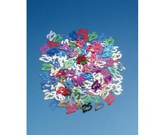 tib 15127 Konfetti Zahl 25, Mehrfarbig, Inhalt 15 g, One Size