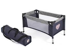 Bayer Chic 2000 652 26 Reisebett für Baby-Puppen, dunkelblau