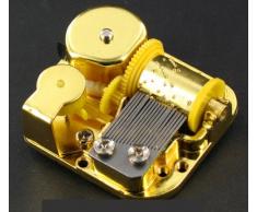 Lutèce Créations Spielwerk / Musikmechanismus mit Federantrieb mit 18 Tönen für Spieluhren, Spieldosen, Schmuckschatullen und Schmuckkästchen - J. Brahms Walzer