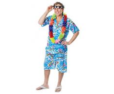 Bristol Novelty AC332 Hawaiian Mann Kostüm, mehrfarbig, Blumenkasten