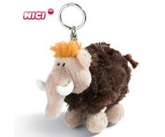 Nici Schlüsselanhänger Plüschtier Mammut 10 cm – Mammut Kuscheltieranhänger mit Schlüsselring für Schlüsselband, Schlüsselbund, Schlüsselhalter & Schlüsselkette – Taschenanhänger – Braun / Grau 45305