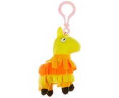 Lama Pinata 470851 Plüsch Clip On 10 cm, Mehrfarbig