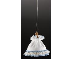 Kahlert Licht 10597 - Minipuppenzubehör - Hängelampe Stoffschirm