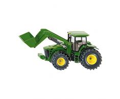 SIKU 1982, John Deere Traktor mit Frontlader, 1:50, Metall/Kunststoff, Grün, Viele Funktionen