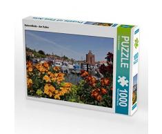 CALVENDO Puzzle Eckernförde - Am Hafen 1000 Teile Lege-Größe 64 x 48 cm Foto-Puzzle Bild von Klaus Kolfenbach