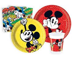 Ciao – Mickey Mouse Kit Party Tisch, mehrfarbig, S (8 Personen), y4610