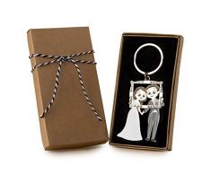 Mopec MA464 Schlüsselanhänger Brautpaar Pop & Fun Fotocall in dekorativer Geschenkbox, Mehrfarbig