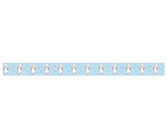 Ursus 590500128 - Masking Tape, ca. 15 mm x 10 m, Schutzengel blau