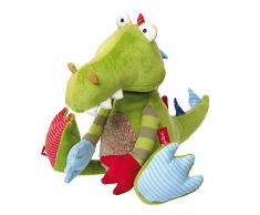sigikid, Mädchen und Jungen, Stofftier Drache, Patchwork Sweety, Grün, 38711