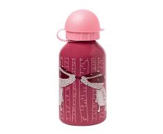 sigikid, Mädchen und Jungen, Edelstahl Trinkflasche, Motiv Dachs, Rosa, 25036