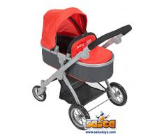 Unbekannt Saica 9949 Puppenwagen, Rosa / Weiß