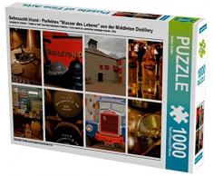 Sehnsucht Irland - Perfektes Wasser des Lebens aus der Middleton Distillery 1000 Teile Puzzle quer