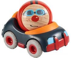 HABA 304779 - Kullerbü – Crashauto, Zubehör für alle Kullerbü-Bahnen, mit Kugel Colin Crashpilot, ab 2 Jahren