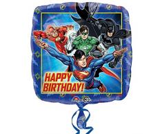 amscan 3238101 Justice League Folienballon Happy Birthday