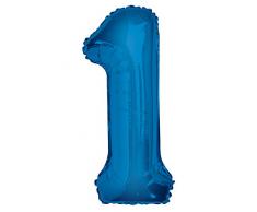 Unique Party Folienballon im Zahlen-Design, groß, 86,4 cm