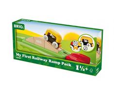 BRIO World 33728 - Mein Erstes BRIO World Bahn Rampen-Set, Zubehör