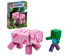 LEGO 21157 Minecraft BigFig Schwein mit Zombiebaby Bauset