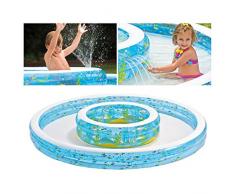 Intex Wishing Well Pool - Kinder Aufstellpool - Planschbecken Wunschbrunn - Ø 279 x 36 cm - Für 2+ Jahre