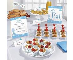 amscan 9901899 Kommunion Kirche blau Buffet Kit