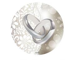 Folat Hochzeit Untersetzer (24 Stück)