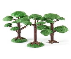 SIKU 5590 - 2 Laubbäume, Kunststoff, Flexibel steckbar, grün