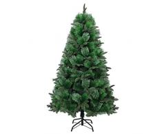 Gifts 4 All Occasions Limited SHATCHI-1238 SHATCHI 180 cm Luxus Designer Künstlicher Weihnachtsbaum 5 verschiedene Spitzen Weihnachtsdekoration Grün