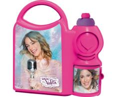Disney Violetta 749271 - Jausenbox mit Sportflasche, 400 ml, 19 x 7 x 21 cm