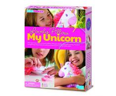 4M 404744 My Lovely Unicorn Kissen, Mehrfarbig