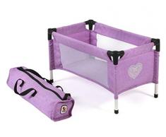 Bayer Chic 2000 652 35 Reisebett für Baby-Puppen, lila