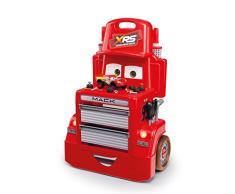 Smoby 360215 Cars XRS Mack Truck Werkstatt-Trolley, Werkstattwagen, Wagen, Werkzeug, für Kinder ab 3 Jahren, Rot
