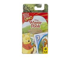 Mattel Spiele 54480 - UNO Junior Winnie Puuh Kartenspiel, für Kinder ab 3 Jahren