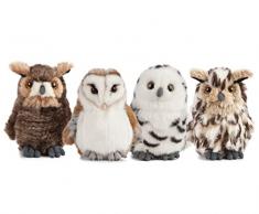 Living Nature AN406 Soft Toy Plüsch-Eule, klein, 13 cm