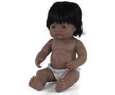 Babypuppe südamerikanisches Mädchen 38cm-31058